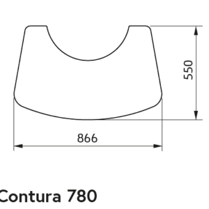 Golvskydd i glas - Contura