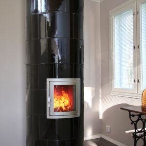 Warma-uunit Aulikki Classic kaakeloitu musta