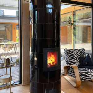 Warma-uunit Aulikki Classic kaakeloitu musta