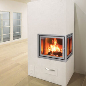 Warma-uunit Valkea 85 Basic kulmaluukulla