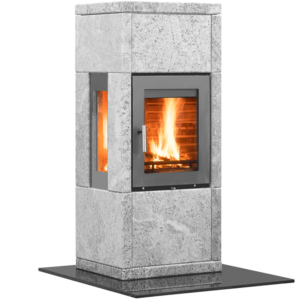 Norsk Kleber Kube-vuolukivitakka on saatavana kolmessa korkeudessa noin 106 cm, 132 cm ja 151 cm korkuisena. Kuvassa matalin malli.