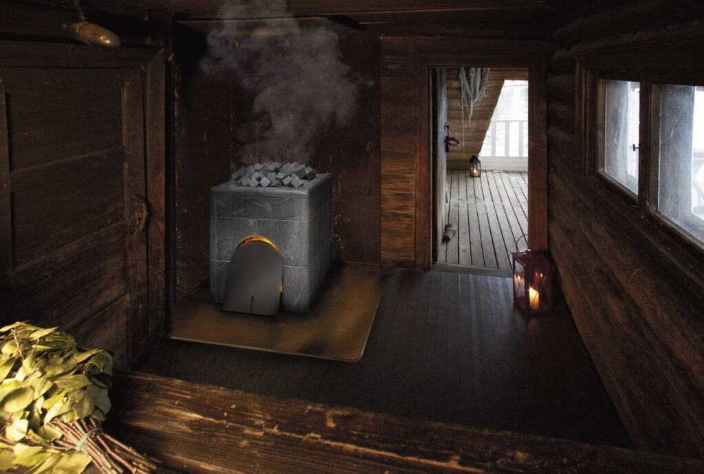 Tulikivi SK950 puukiuas savusaunaan