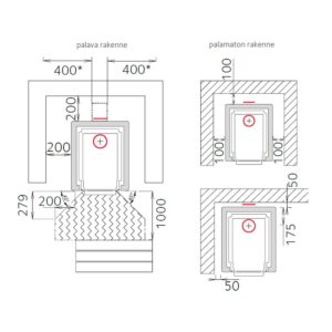Tulikivi Utu 20 puukiuas