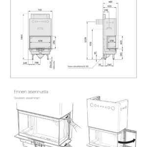 Contura i50, takkahuone