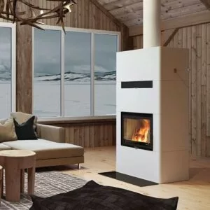 Nordpeis Salzburg L Convection varaava takka kiertoilmatoiminnolla, takkahuone