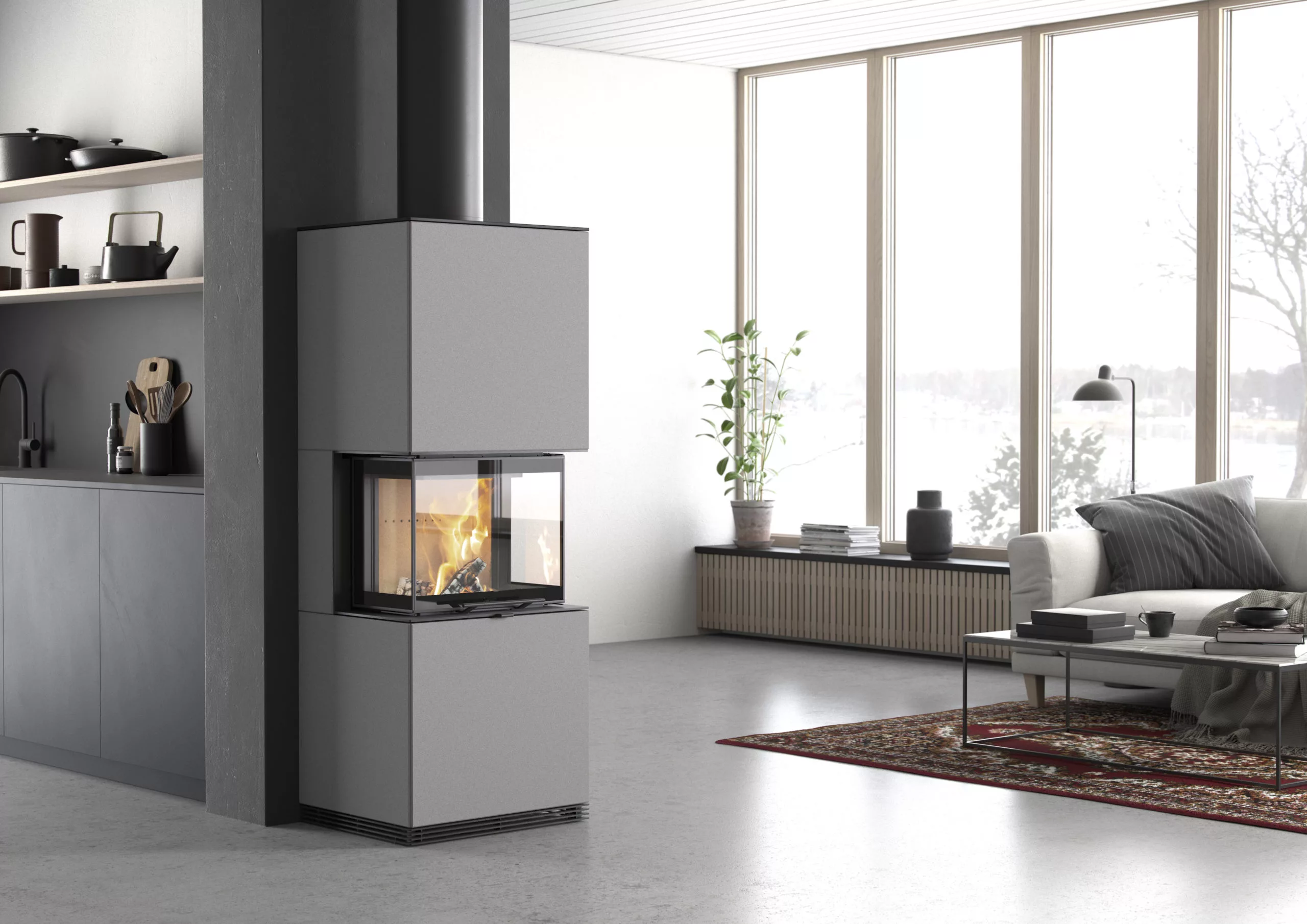 Contura i61AN, takkahuone