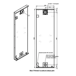 Pöhiskö MAXI - Aurinkoilmalämmitin/korvausilmalaite